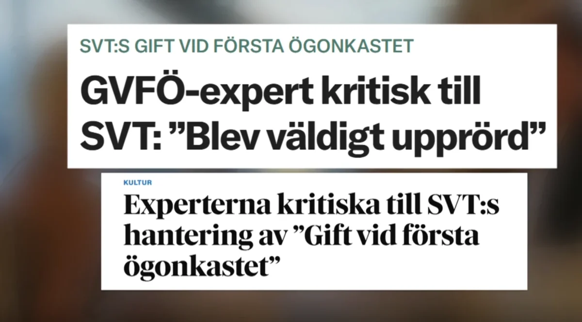 gift vid första ögonkastet